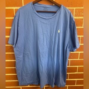 Polo Ralph Lauren T-Shirt Men’s XXL Blue Crew Neck Short Sleeve Pony Logo